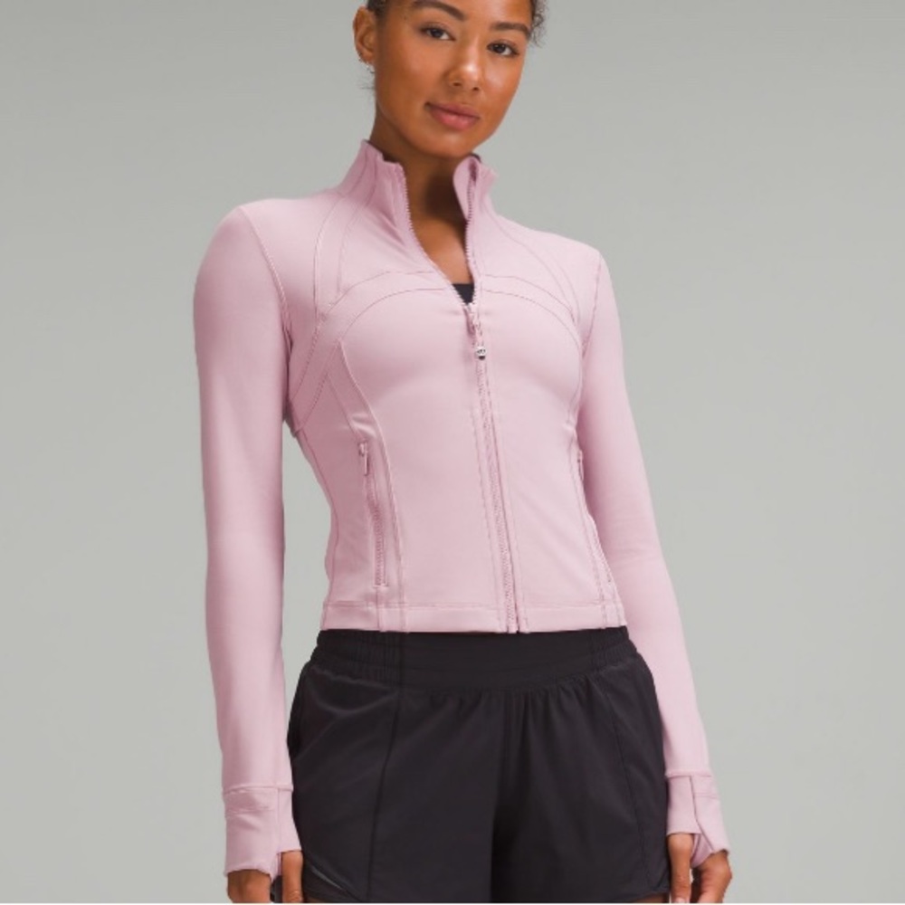 Rose Blush Lululemon Cropped Define Jacket - Picture 1 of 4